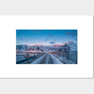 Hamnoy Bridge Posters and Art